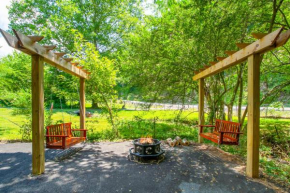Helms Hollow Theater Hot Tub Fire Pit